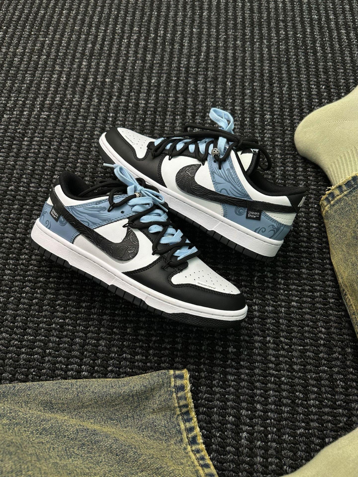 穿搭卷王❓Nike Dunk山海经定制板鞋赢麻了